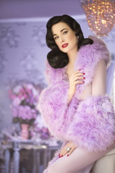 Photograph Scott Nathan Dita Von Teese  Fleurteese on One Eyeland